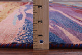 Tribal Persian Gabbeh Handmade Wool Rug - 9' 6" X 13' 7" - Golden Nile