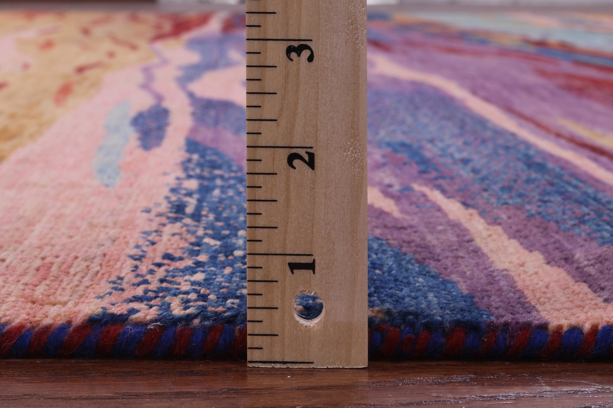 Tribal Persian Gabbeh Handmade Wool Rug - 9' 6" X 13' 7" - Golden Nile