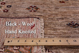 Tribal Persian Gabbeh Hand Knotted Wool Rug - 6' 0" X 7' 9" - Golden Nile