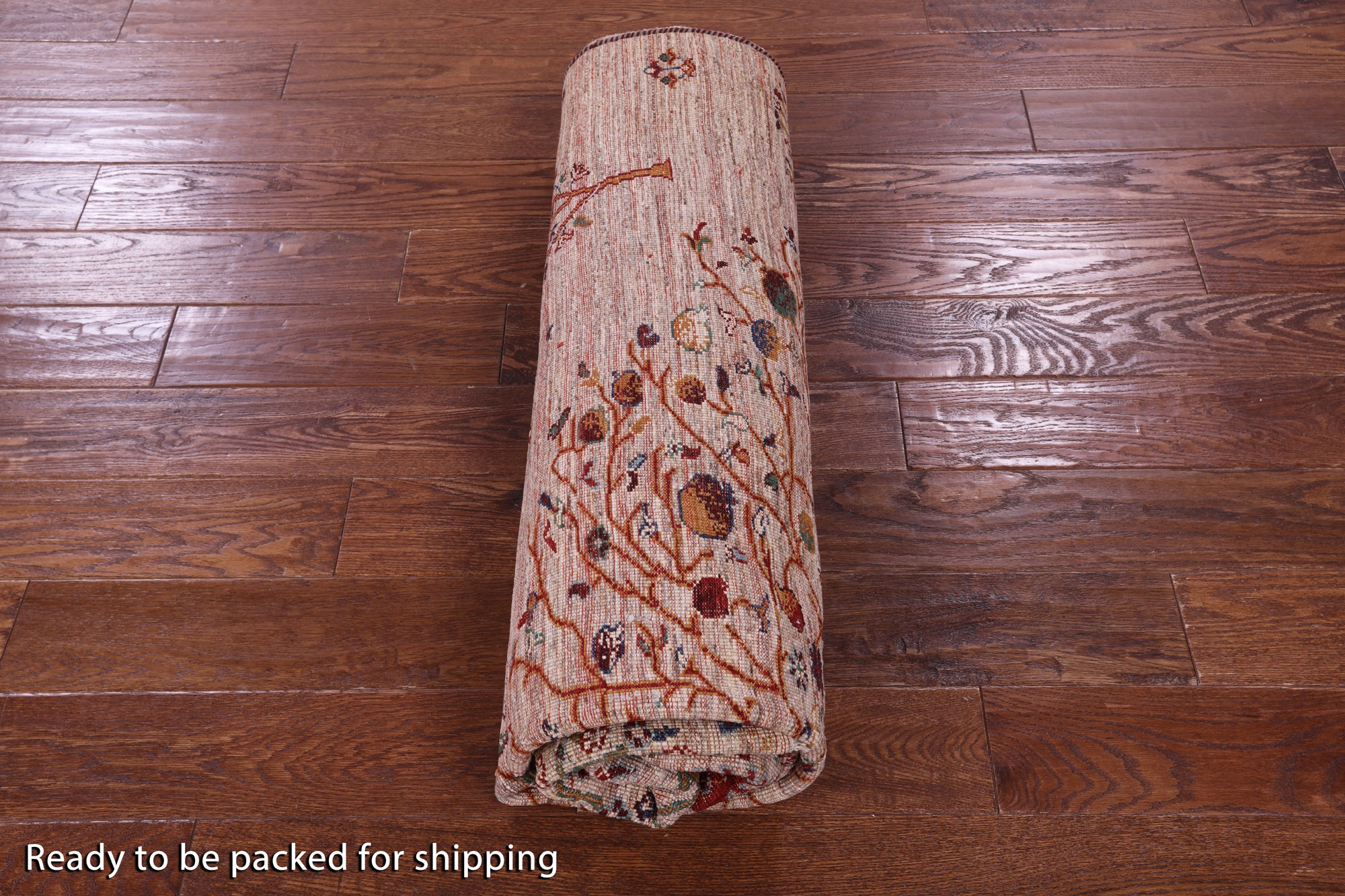 Tribal Persian Gabbeh Hand Knotted Wool Rug - 6' 0" X 7' 9" - Golden Nile