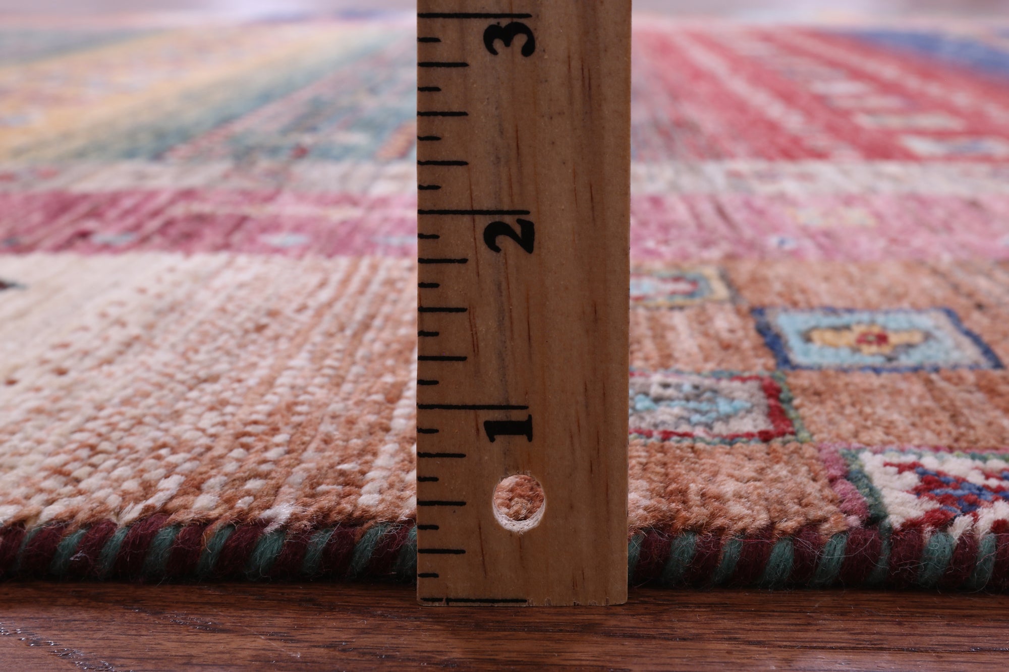 Persian Gabbeh Tribal Hand Knotted Wool Rug - 5' 8" X 8' 3" - Golden Nile