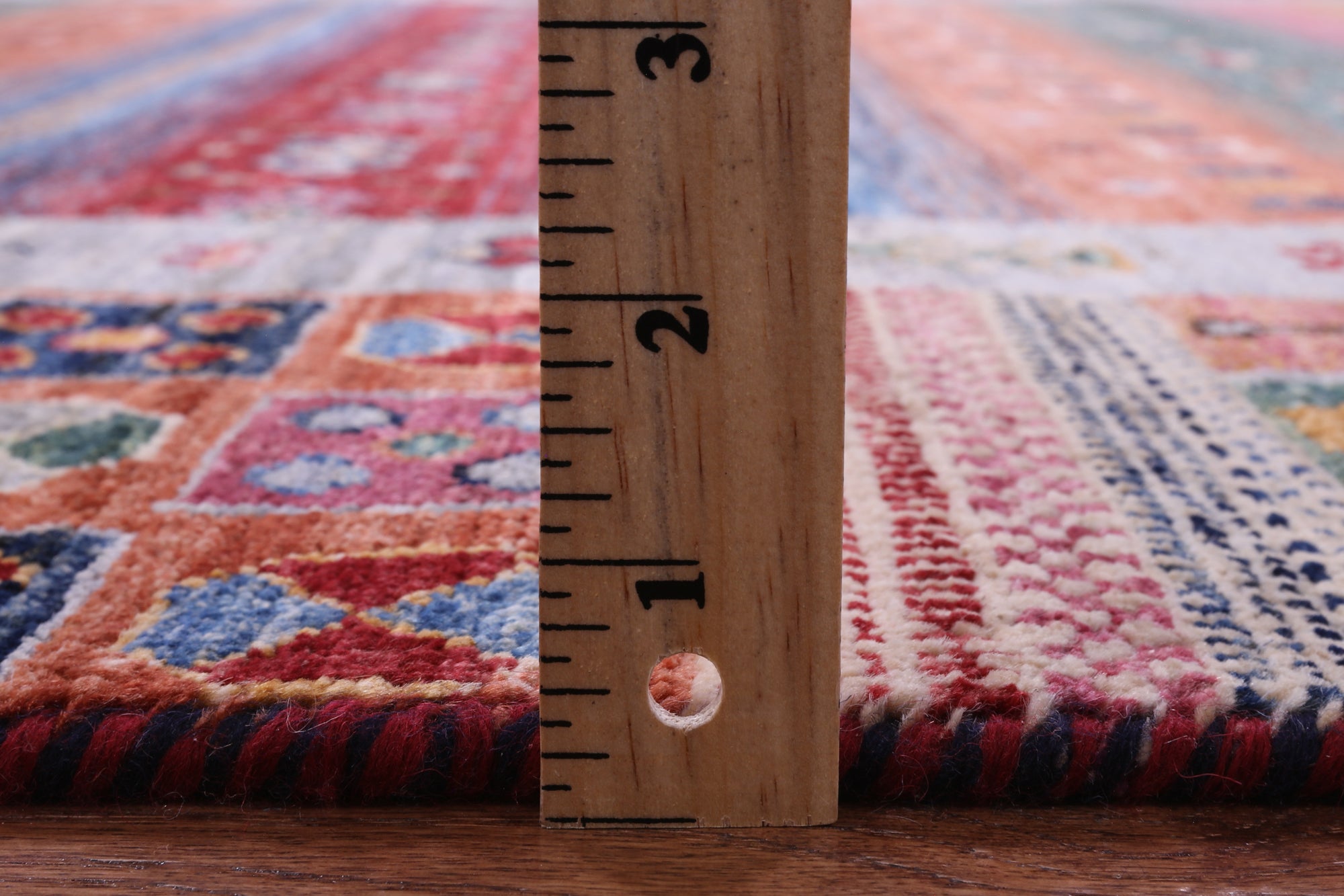 Tribal Persian Gabbeh Handmade Wool Rug - 5' 8" X 7' 10" - Golden Nile