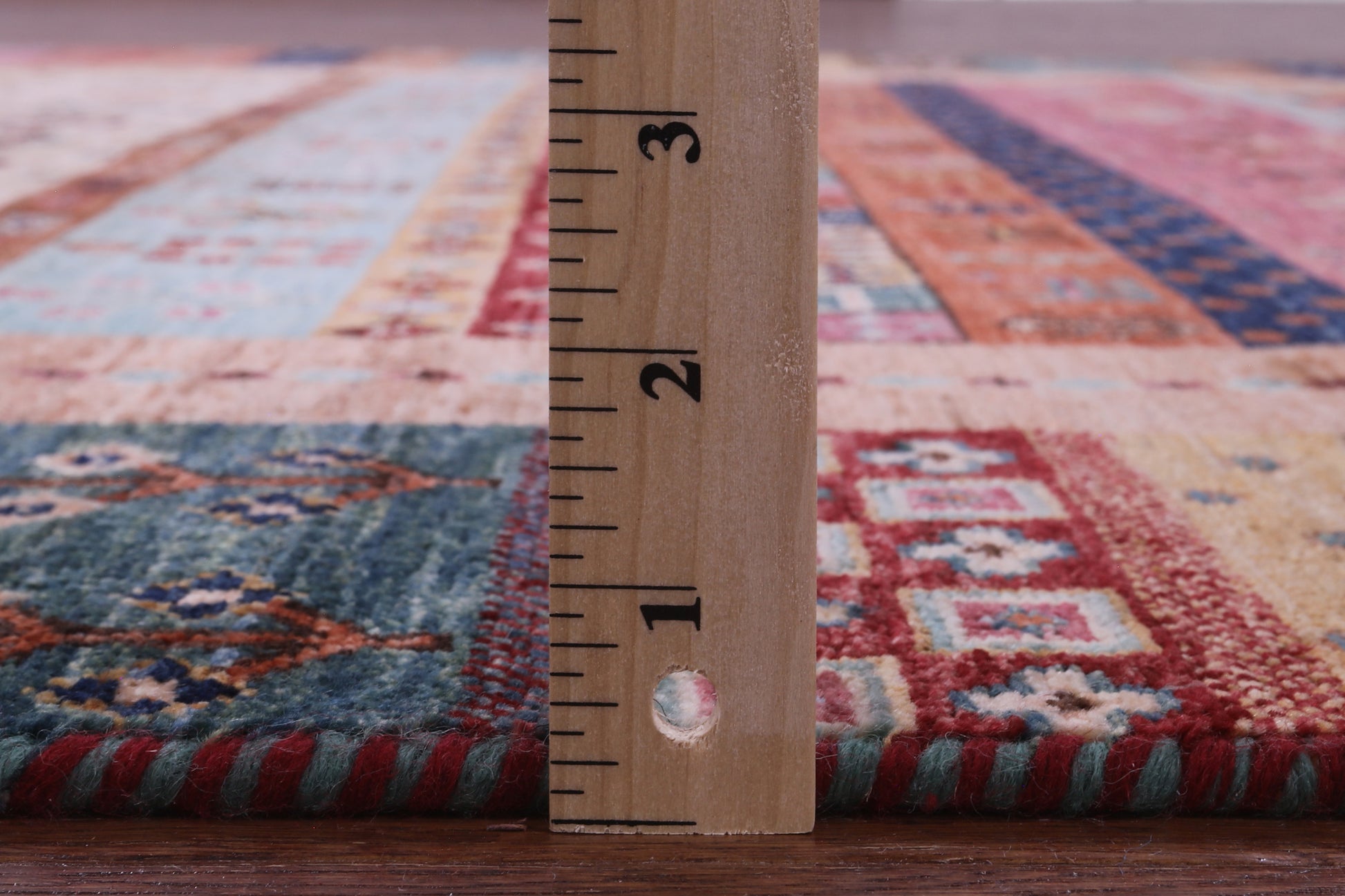 Persian Gabbeh Tribal Hand Knotted Wool Rug - 5' 6" X 8' 1" - Golden Nile