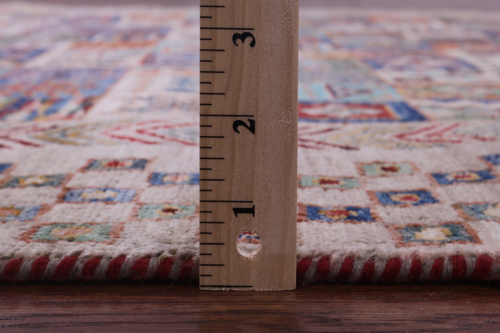 Tribal Persian Gabbeh Handmade Wool Rug - 5' 8" X 8' 6" - Golden Nile