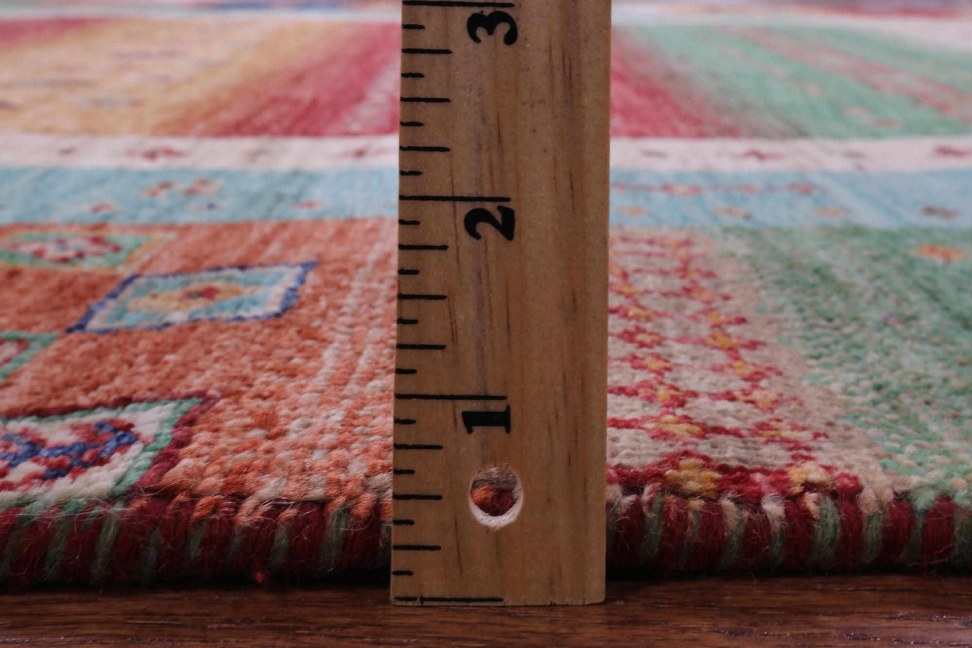 Tribal Persian Gabbeh Hand Knotted Wool Rug - 5' 0" X 7' 0" - Golden Nile