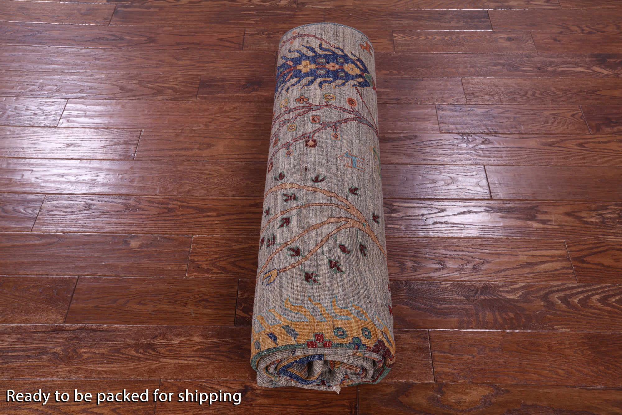 Tribal Persian Gabbeh Handmade Wool Rug - 6' 8" X 10' 0" - Golden Nile
