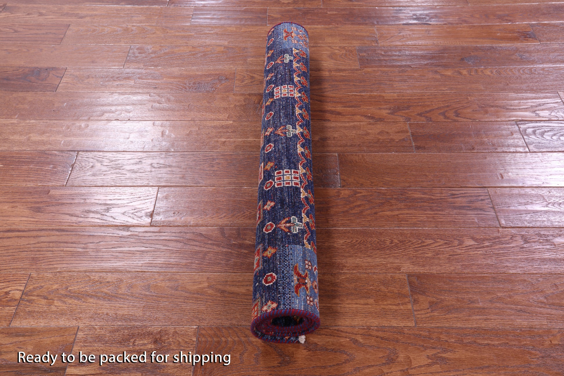 Tribal Persian Gabbeh Hand Knotted Wool Rug - 3' 4" X 4' 8" - Golden Nile