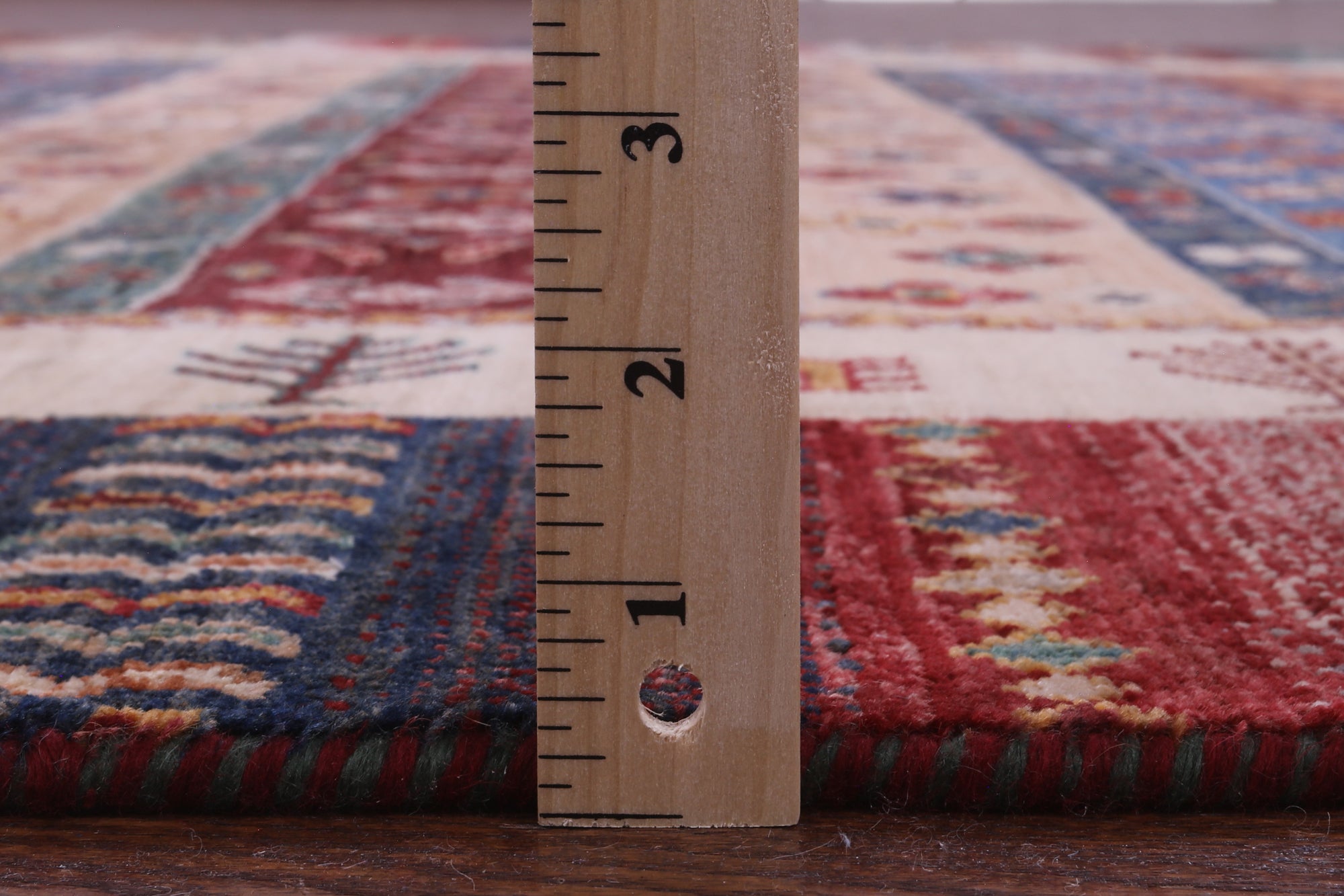 Persian Gabbeh Tribal Hand Knotted Wool Rug - 6' 9" X 9' 10" - Golden Nile