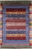 Tribal Persian Gabbeh Hand Knotted Wool Rug - 6' 8" X 10' 2" - Golden Nile