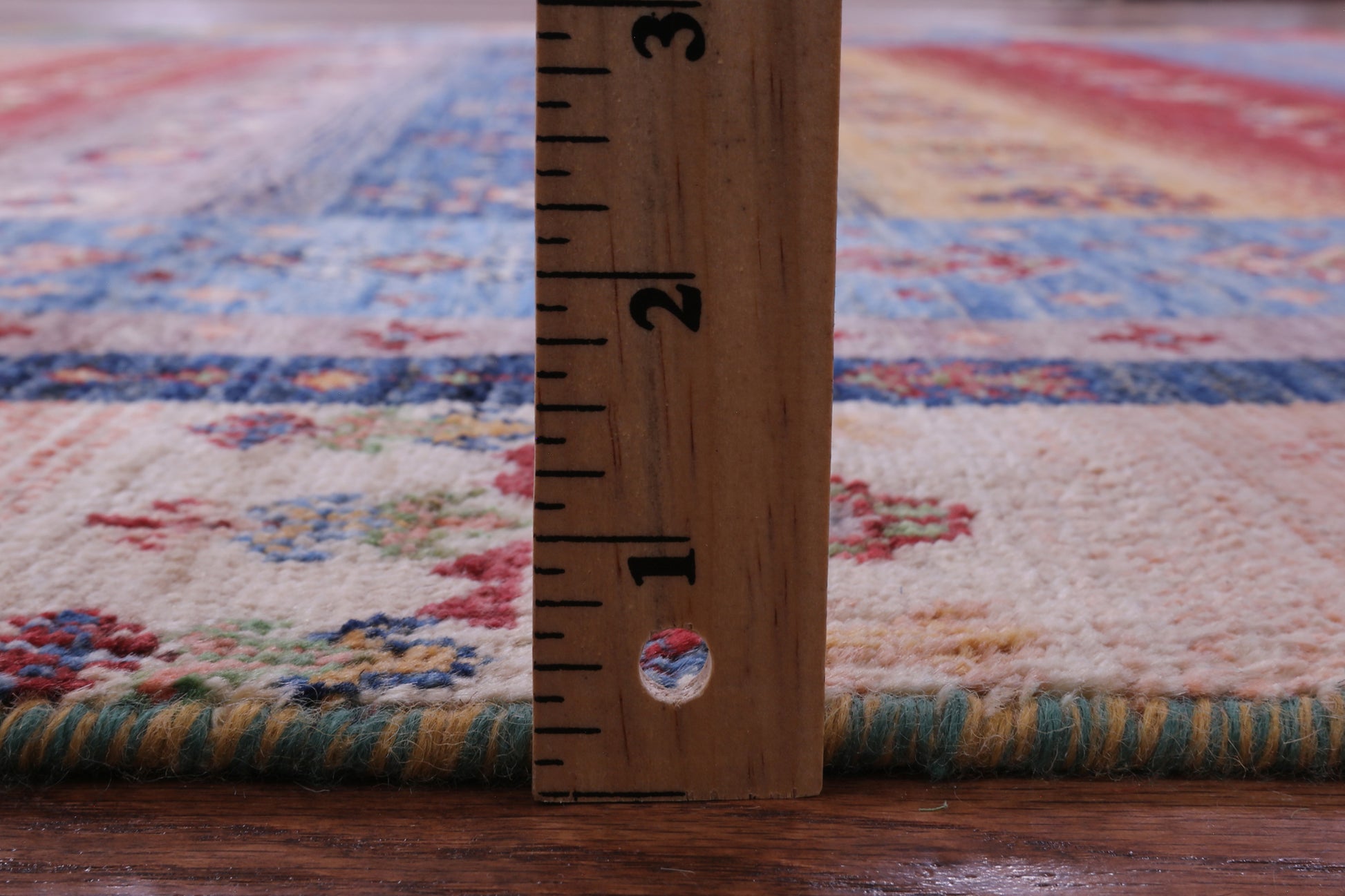 Tribal Persian Gabbeh Hand Knotted Wool Rug - 6' 8" X 10' 2" - Golden Nile