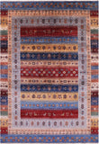 Tribal Persian Gabbeh Hand Knotted Wool Rug - 6' 0" X 8' 11" - Golden Nile