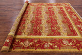 William Morris Hand Knotted Wool Area Rug - 8' 9" X 11' 7" - Golden Nile