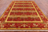 William Morris Hand Knotted Wool Area Rug - 8' 9" X 11' 7" - Golden Nile