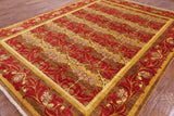 William Morris Hand Knotted Wool Area Rug - 8' 9" X 11' 7" - Golden Nile