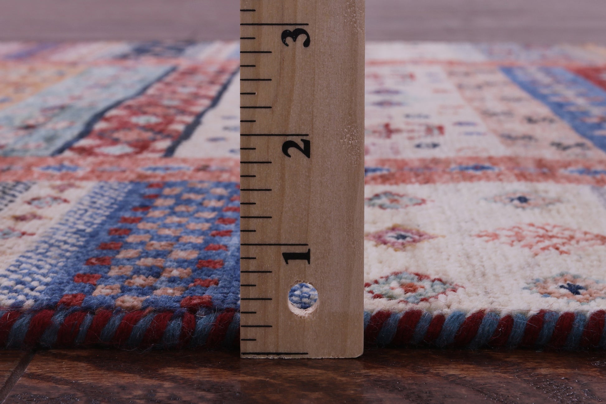 Tribal Persian Gabbeh Hand Knotted Wool Runner Rug - 2' 9" X 10' 2" - Golden Nile