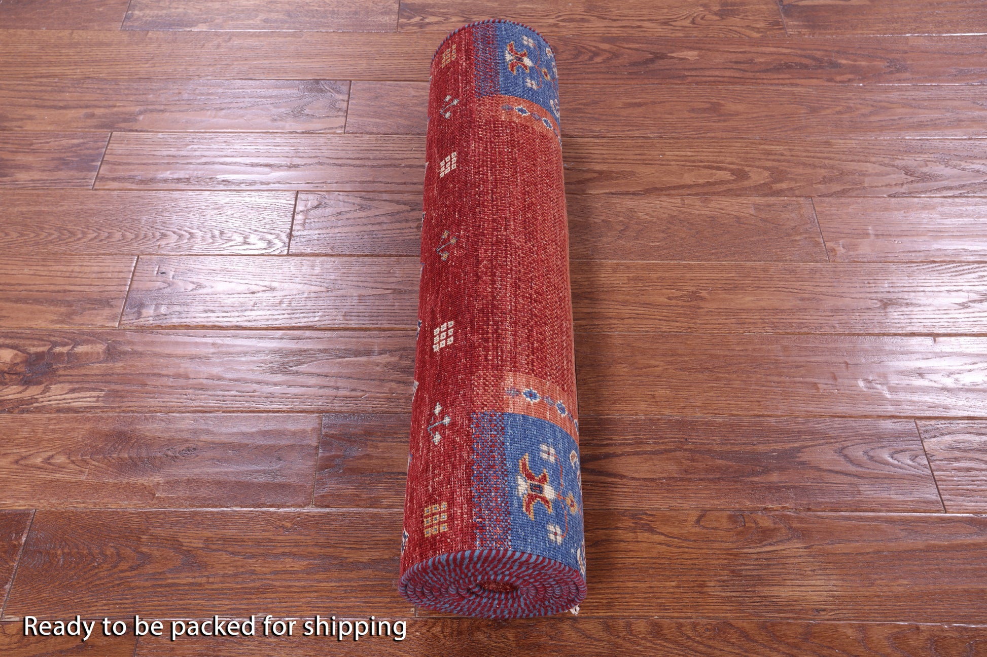 Tribal Persian Gabbeh Hand Knotted Wool Runner Rug - 2' 9" X 10' 2" - Golden Nile
