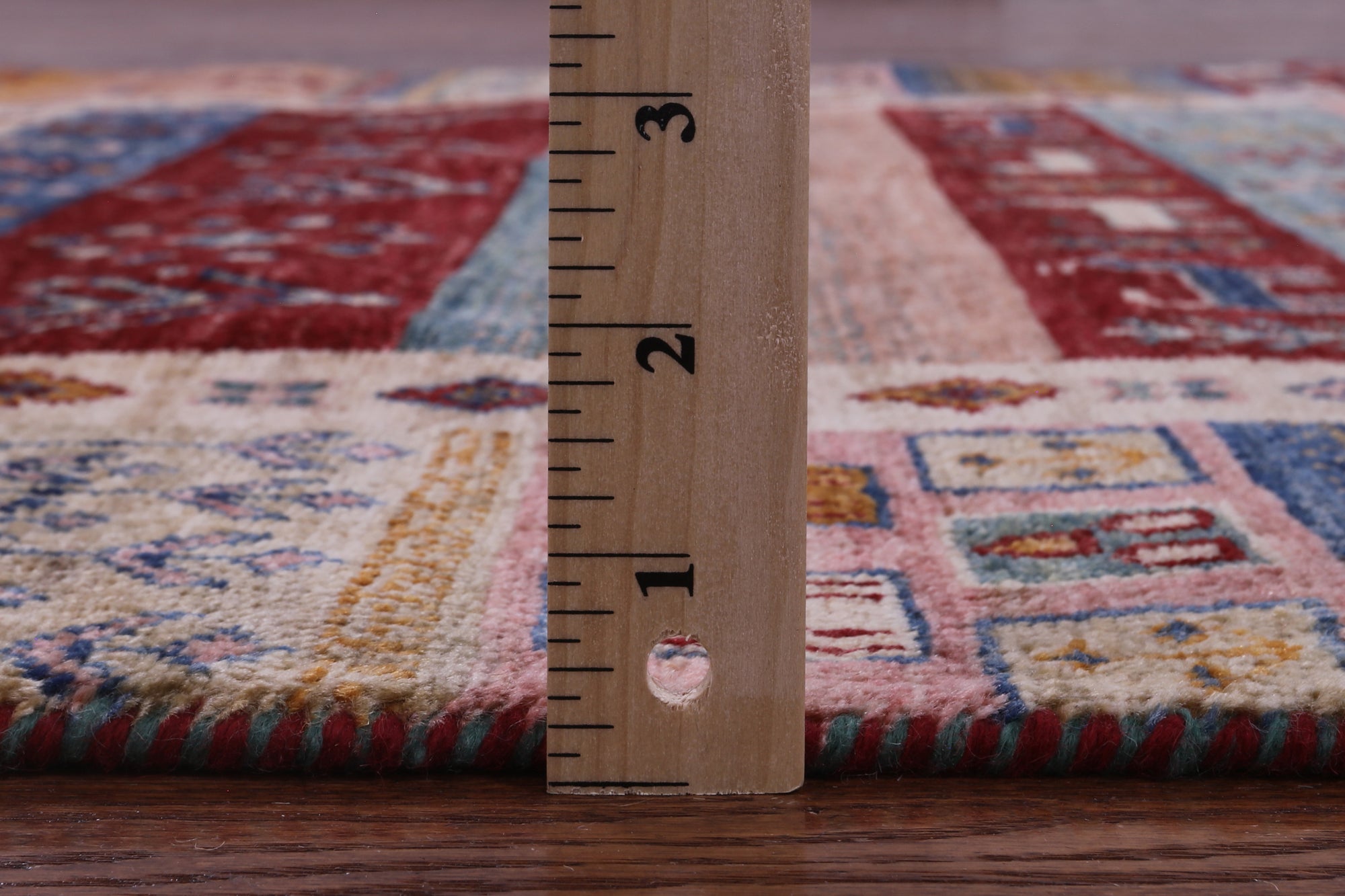 Tribal Persian Gabbeh Hand Knotted Wool Rug - 3' 10" X 5' 6" - Golden Nile