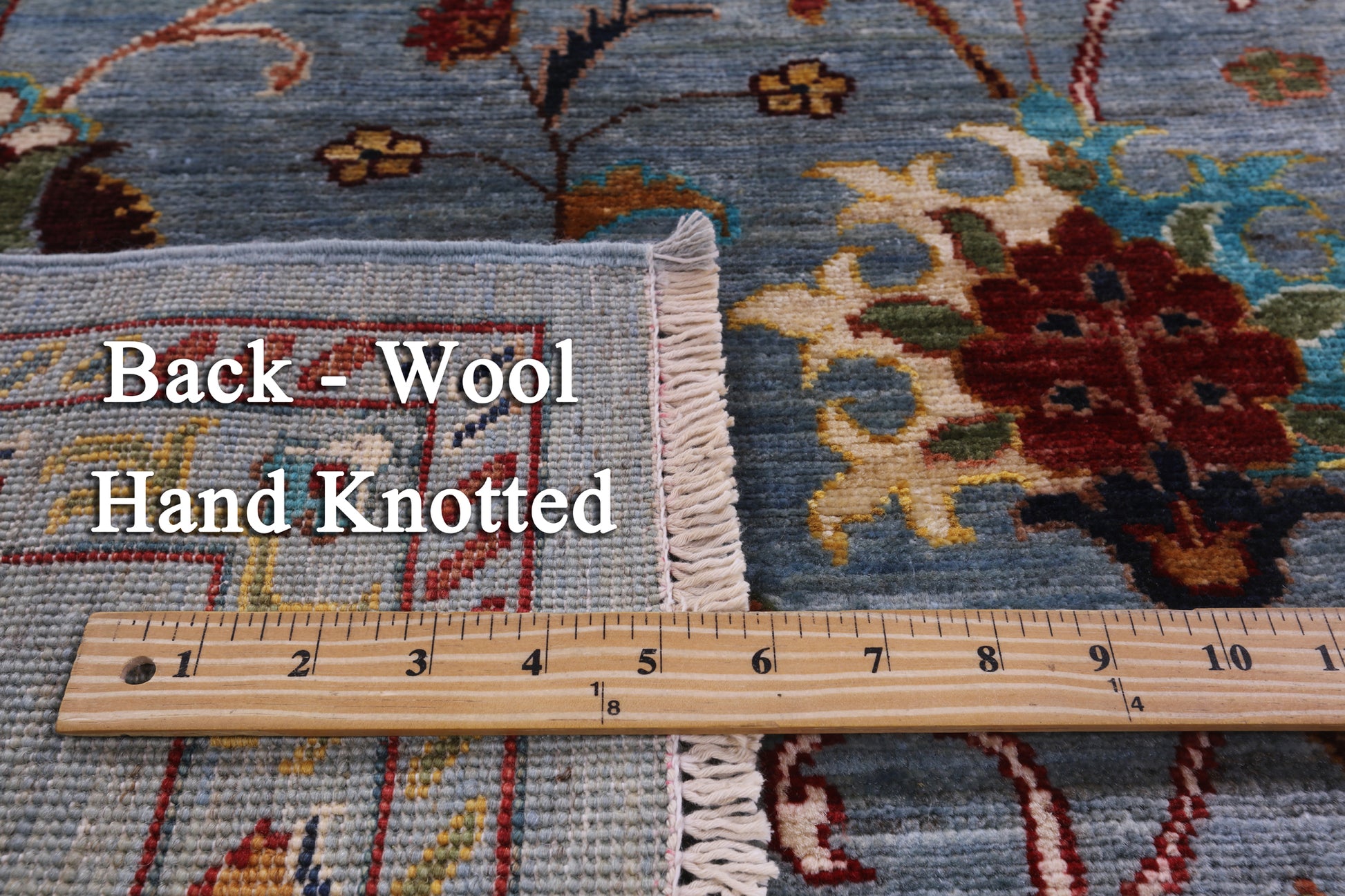 Peshawar Handmade Wool Rug - 5' 6" X 8' 0" - Golden Nile