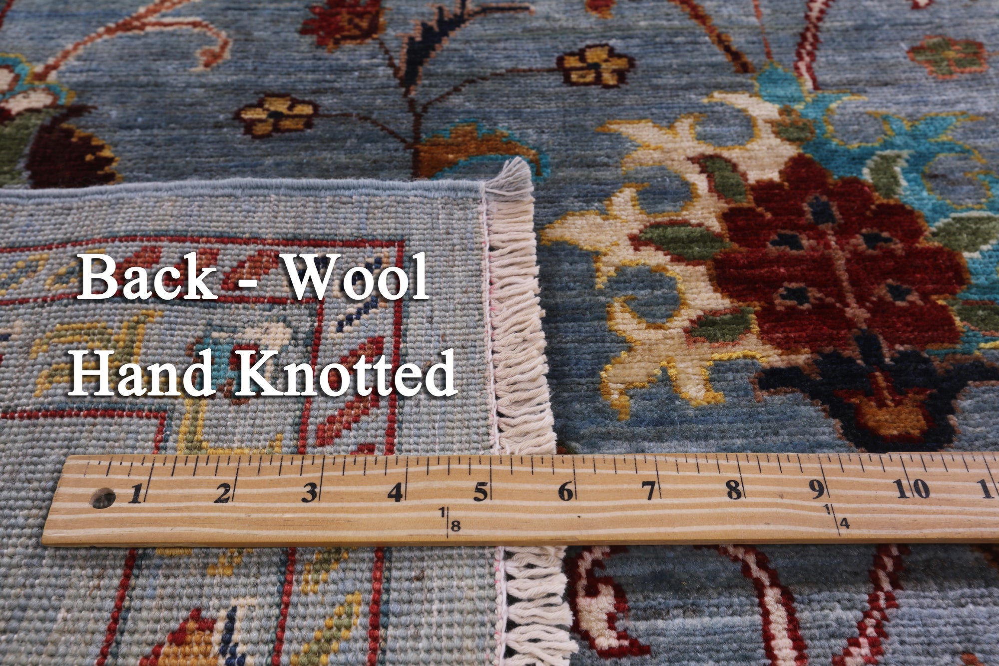 Peshawar Handmade Wool Rug - 5' 6" X 8' 0" - Golden Nile