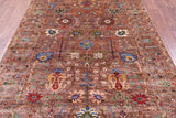 Peshawar Handmade Wool Rug - 5' 7" X 8' 6" - Golden Nile