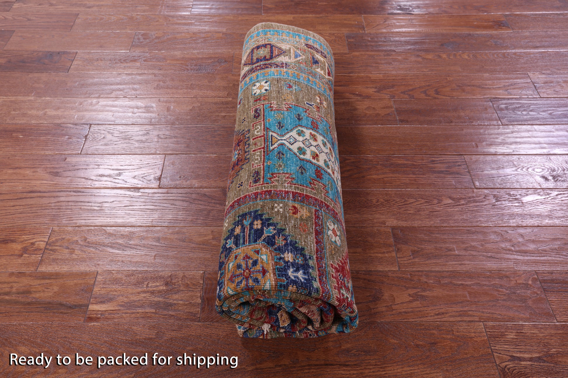 Turkmen Ersari Hand Knotted Wool Rug - 5' 9" X 7' 10" - Golden Nile