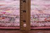 Pink Turkmen Ersari Hand Knotted Wool Rug - 5' 9" X 8' 1" - Golden Nile