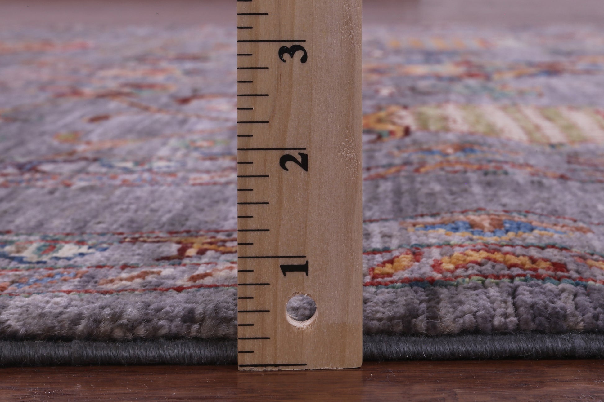 Peshawar Hand Knotted Wool Rug - 5' 0" X 6' 7" - Golden Nile
