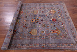 Peshawar Hand Knotted Wool Rug - 5' 0" X 6' 7" - Golden Nile