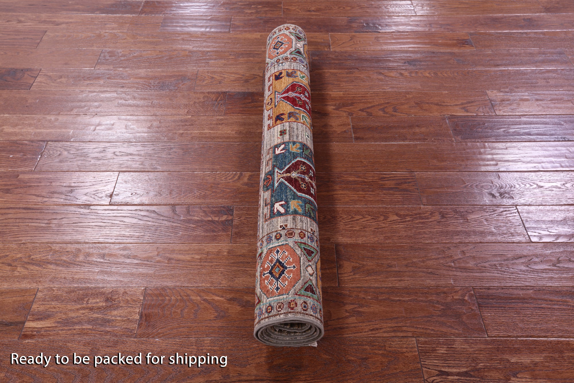 Turkmen Ersari Hand Knotted Wool Rug - 3' 8" X 4' 7" - Golden Nile