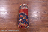 Red Persian Fine Serapi Hand Knotted Wool Rug - 5' 9" X 8' 10" - Golden Nile