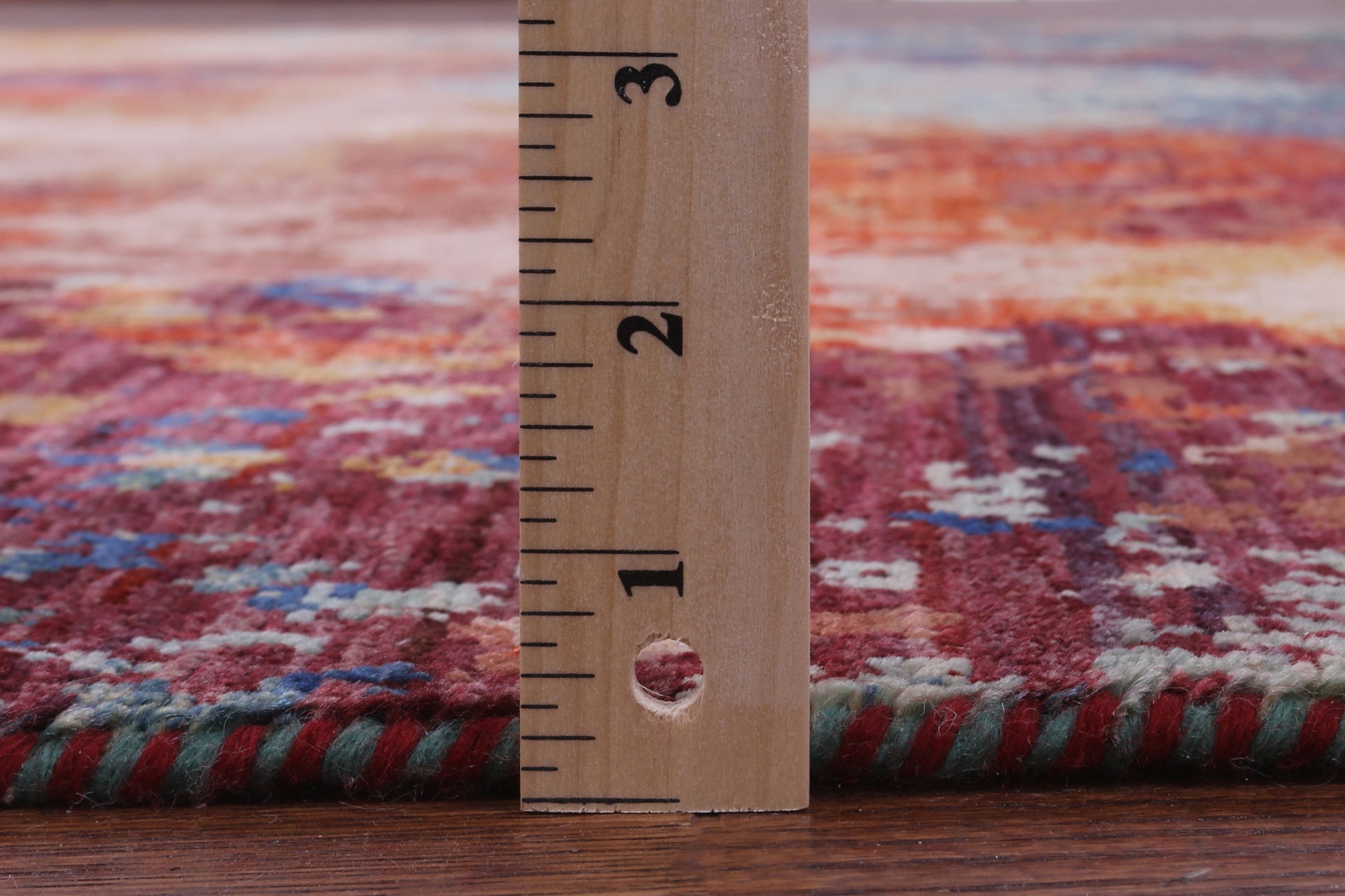 Abstract Contemporary Hand Knotted Wool Rug - 8' 4" X 9' 7" - Golden Nile