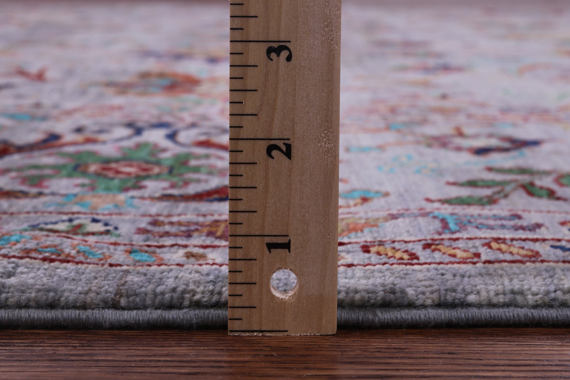 Grey Peshawar Hand Knotted Wool Rug - 8' 1" X 10' 0" - Golden Nile