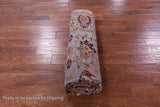 Grey Peshawar Hand Knotted Wool Rug - 6' 8" X 9' 10" - Golden Nile