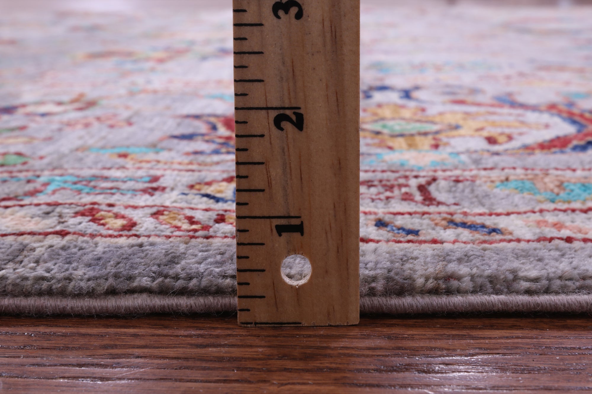 Grey Peshawar Hand Knotted Wool Rug - 6' 8" X 9' 10" - Golden Nile