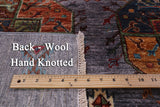 Turkmen Ersari Hand Knotted Wool Rug - 8' 3" X 10' 5" - Golden Nile