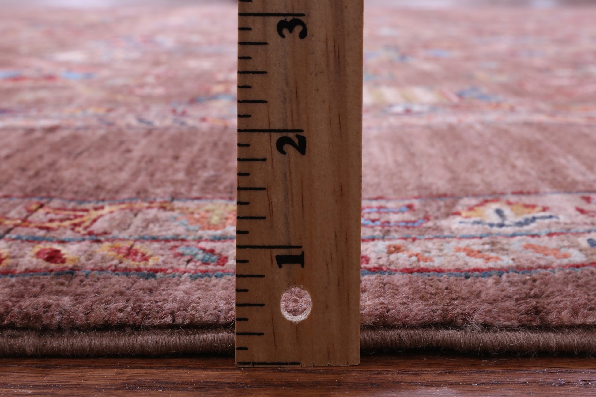 Brown Peshawar Hand Knotted Wool Rug - 6' 10" X 10' 2" - Golden Nile