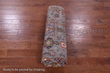 Grey Peshawar Hand Knotted Wool Rug - 6' 10" X 10' 1" - Golden Nile