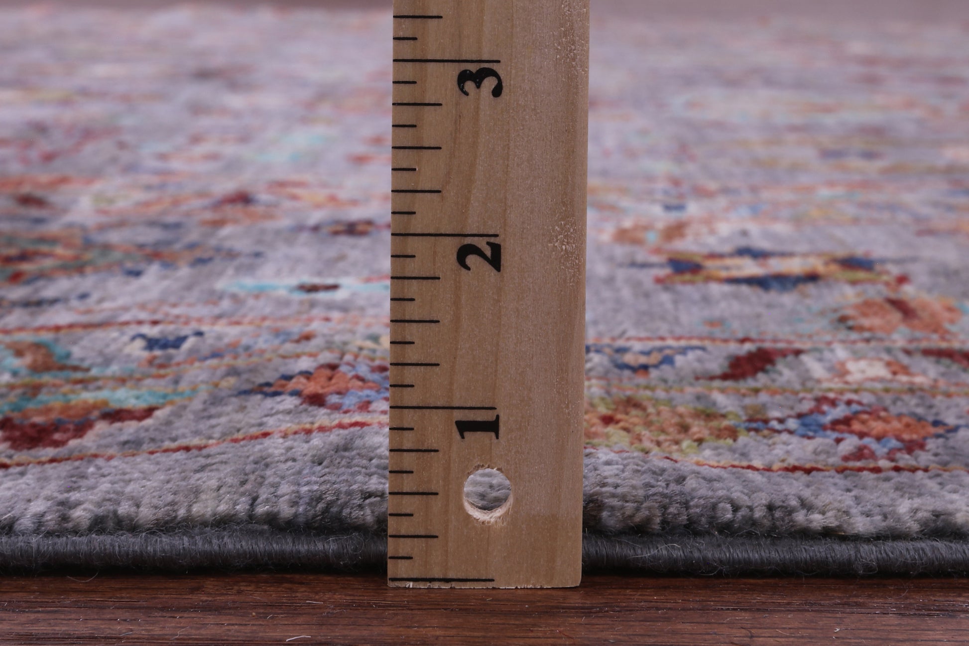 Grey Peshawar Hand Knotted Wool Rug - 6' 10" X 10' 1" - Golden Nile