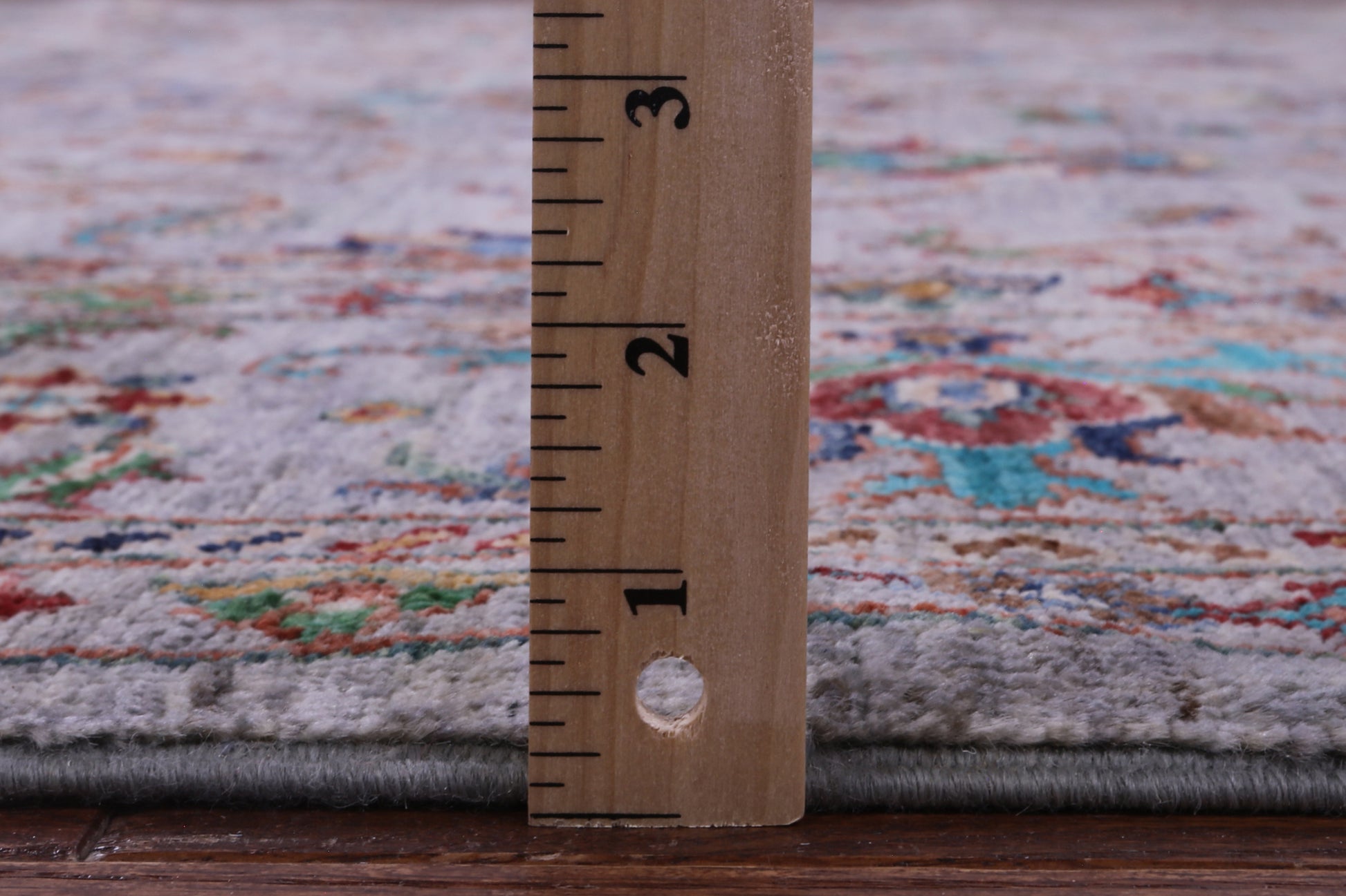 Grey Peshawar Hand Knotted Wool Rug - 6' 10" X 9' 10" - Golden Nile