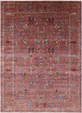 Peshawar Hand Knotted Wool Rug - 8' 10" X 12' 5" - Golden Nile