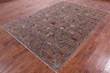 Peshawar Hand Knotted Wool Rug - 7' 0" X 10' 0" - Golden Nile