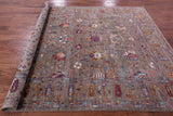 Peshawar Hand Knotted Wool Rug - 7' 0" X 10' 0" - Golden Nile