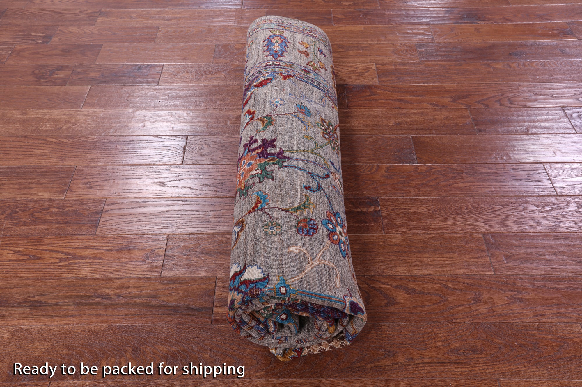 Peshawar Hand Knotted Wool Rug - 7' 0" X 10' 0" - Golden Nile