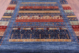Tribal Persian Gabbeh Hand Knotted Wool Rug - 6' 9" X 10' 0" - Golden Nile