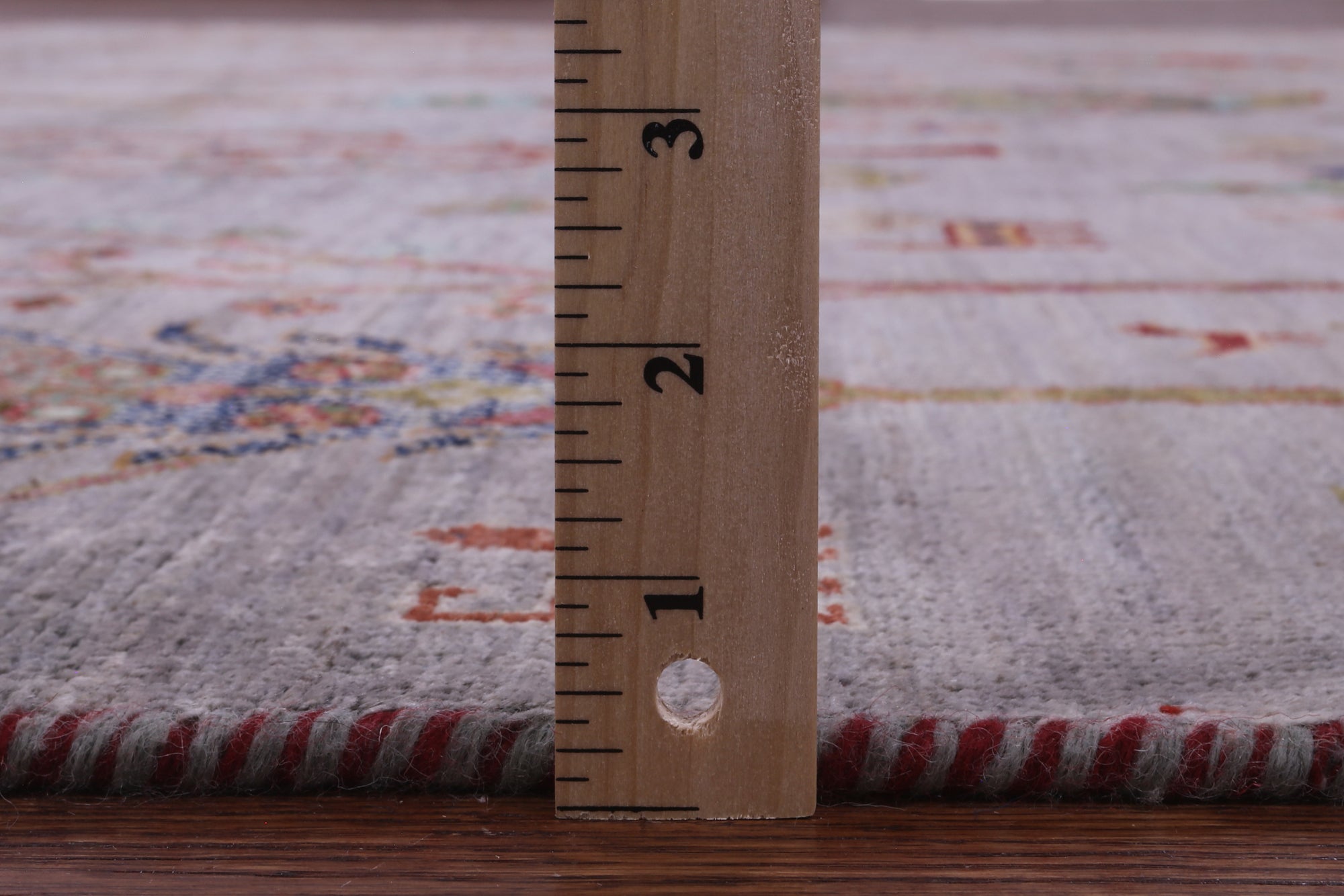 Grey Persian Gabbeh Tribal Hand Knotted Wool Rug - 8' 1" X 9' 9" - Golden Nile