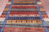 Tribal Persian Gabbeh Hand Knotted Wool Rug - 5' 6" X 8' 2" - Golden Nile