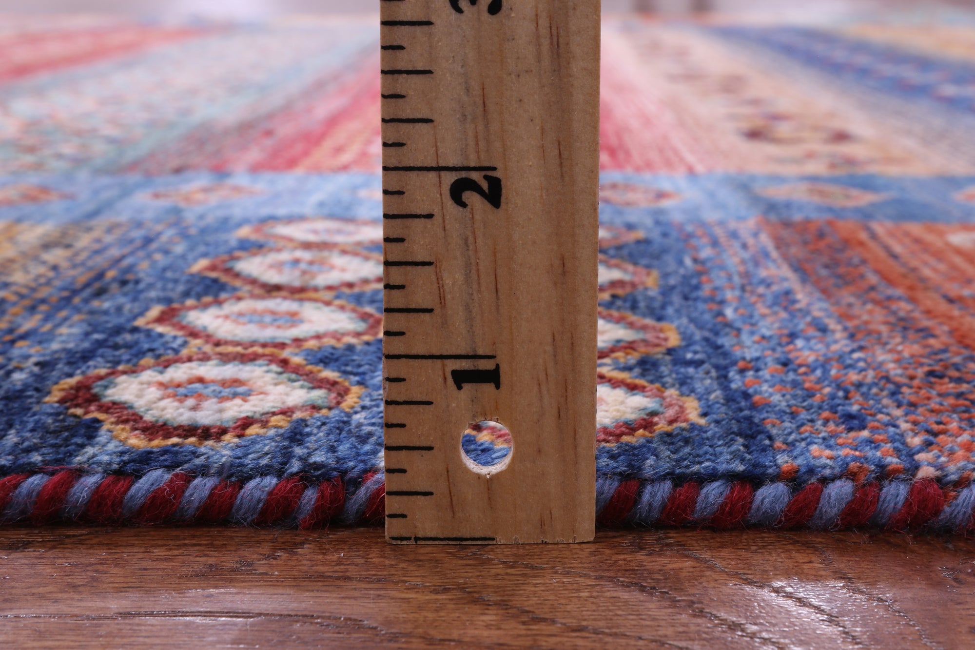 Tribal Persian Gabbeh Hand Knotted Wool Rug - 5' 6" X 8' 2" - Golden Nile