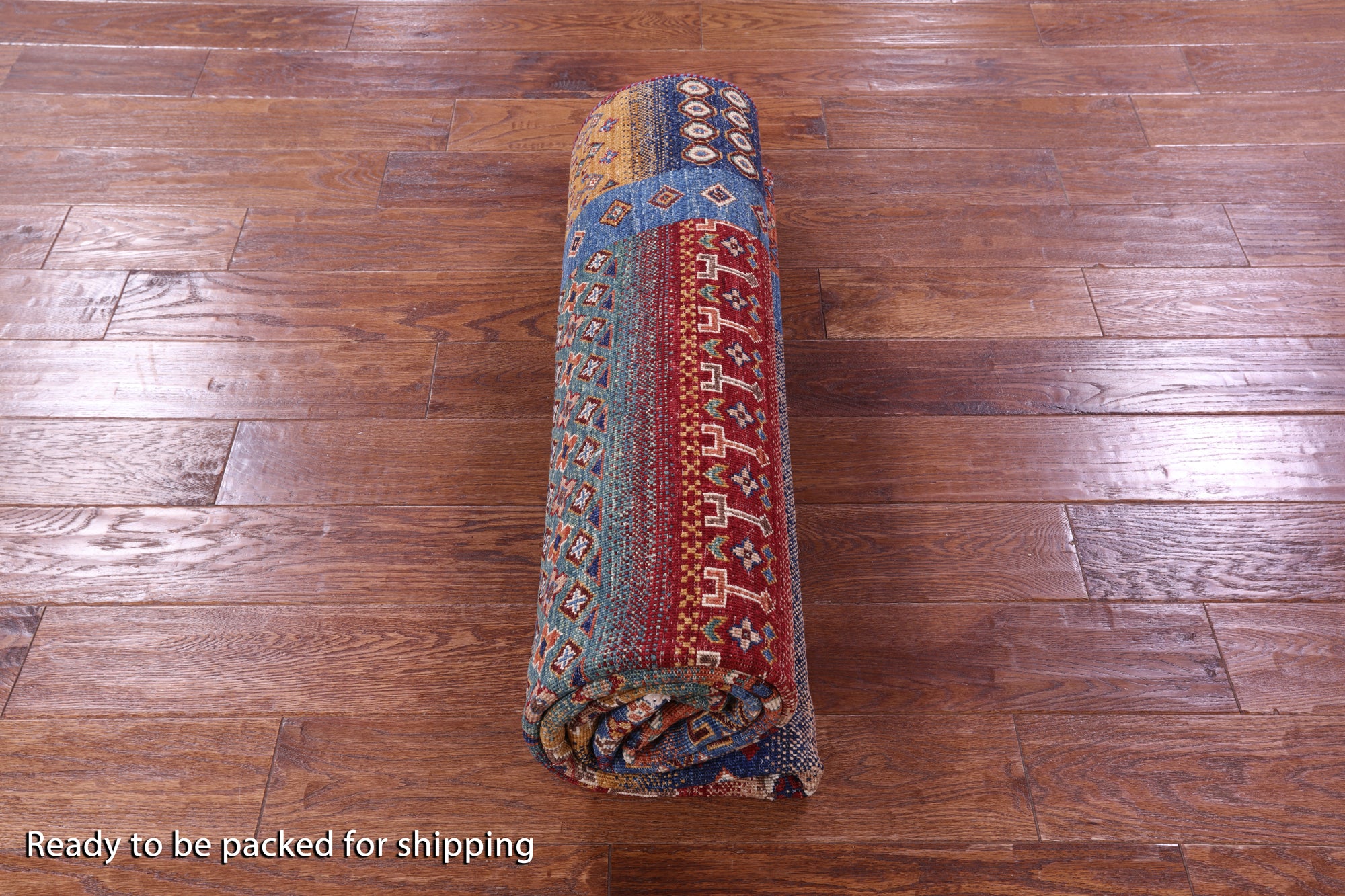 Tribal Persian Gabbeh Hand Knotted Wool Rug - 5' 6" X 8' 2" - Golden Nile