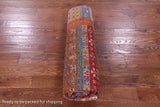 Tribal Persian Gabbeh Handmade Wool Rug - 6' 11" X 9' 7" - Golden Nile