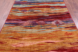 Tribal Persian Gabbeh Handmade Wool Rug - 5' 9" X 8' 10" - Golden Nile